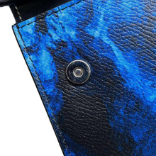 Load image into Gallery viewer, BURBERRY Pocket Phone Shoulder Bag Blue/Black8040042 Leather
