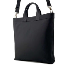 将图像加载到图库查看器中，BURBERRY Logo 2way Tote Bag Black 8026233 Nylon
