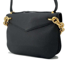 将图像加载到图库查看器中，Bottega Veneta Mount Envelope Shoulder Bag Black 667398 Leather
