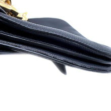 将图像加载到图库查看器中，Bottega Veneta Mount Envelope Shoulder Bag Black 667398 Leather
