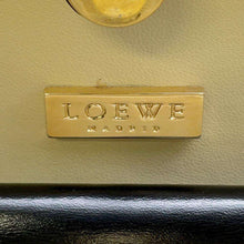 将图像加载到图库查看器中，LOEWE vintage logo handbag Black Leather
