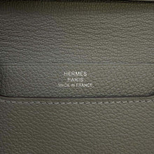 将图像加载到图库查看器中，HERMES RMSCard Case Gris Meyer Evercolor
