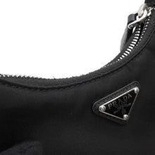 将图像加载到图库查看器中，PRADA Re-Edition Mini Shoulder Bag Black 1TT122 Nylon
