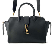 将图像加载到图库查看器中，SAINT LAURENT PARIS Downtown Baby 2way Shoulder Bag Black 635346 Leather
