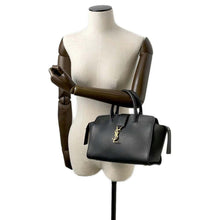 Load image into Gallery viewer, SAINT LAURENT PARIS Downtown Baby 2way Shoulder Bag Black 635346 Leather
