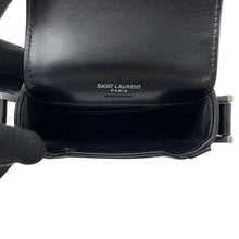 将图像加载到图库查看器中，SAINT LAURENT PARIS Solferino Mini Bag Black 753963 Leather
