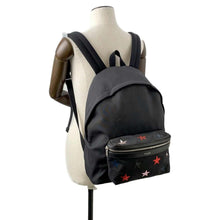 Load image into Gallery viewer, SAINT LAURENT PARIS Star Backpack Black 437087 Nylon
