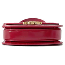 将图像加载到图库查看器中，CELINE Minibusa Claire Red 10L063ETZ Shiny Calf Leather
