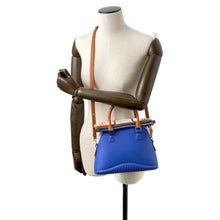 将图像加载到图库查看器中，Maison Margiela Maison Margiela 5AC Shoulder Bag Blue SB3WG0009 Rubber Leather Canvas
