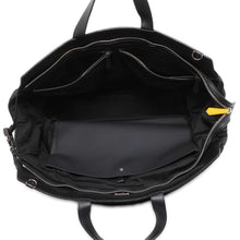 将图像加载到图库查看器中，FENDI Peekaboo Iconic Travel Bag Black/Yellow 7VA502 Nylon Leather Size Large
