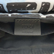 将图像加载到图库查看器中，FENDI Zucca Mini Baguette Joshua Vides Collaboration Black/Blue 8BR784 Nylon
