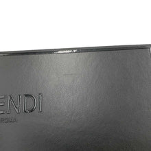 将图像加载到图库查看器中，FENDI Horizontal Box Bag Black 7VA520 Calf Leather
