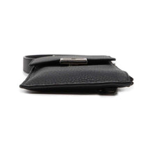 将图像加载到图库查看器中，FENDI Pochette Shoulder Bag Black 7AS034 Leather
