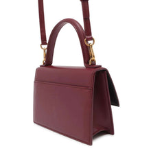 将图像加载到图库查看器中，BALENCIAGA Sharp Top Handle 2way Handbag Bordeaux 580640 Leather Size XS
