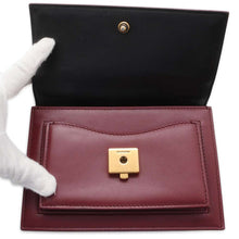 将图像加载到图库查看器中，BALENCIAGA Sharp Top Handle 2way Handbag Bordeaux 580640 Leather Size XS
