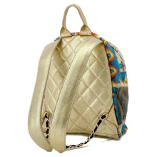 Load image into Gallery viewer, CHANEL CC Logo Graffiti Backpack Gold/Multicolor AS0867 Canvas Leather
