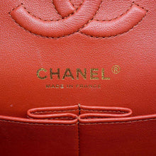 Load image into Gallery viewer, CHANEL Matelasse Double Flap ChainShoulder Bag Red A01113 Lambskin Size 23
