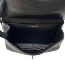 Load image into Gallery viewer, CHANEL Matelasse Double Face ChainShoulder Bag Black Lambskin Size 30
