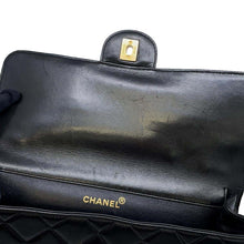 Load image into Gallery viewer, CHANEL Matelasse Double Face ChainShoulder Bag Black Lambskin Size 30
