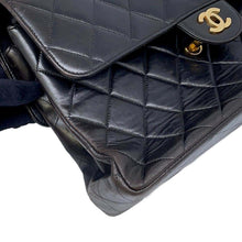 Load image into Gallery viewer, CHANEL Matelasse Double Face ChainShoulder Bag Black Lambskin Size 30
