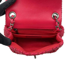 Load image into Gallery viewer, CHANEL ChainShoulder Bag Red Leather Size 16
