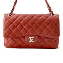 Load image into Gallery viewer, CHANEL Matelasse W Flap ChainShoulder Bag Red A58600 Caviar Leather Size 30
