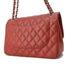 Load image into Gallery viewer, CHANEL Matelasse W Flap ChainShoulder Bag Red A58600 Caviar Leather Size 30
