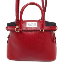 Load image into Gallery viewer, Maison Margiela Maison Margiela 5AC 2WAY Handbag RedS61WD0005 Leather Size Medium
