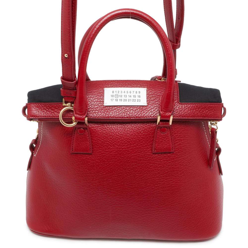 Maison Margiela Maison Margiela 5AC 2WAY Handbag RedS61WD0005 Leather Size Medium