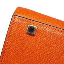 将图像加载到图库查看器中，Valextra Valextra Idide 2WAY Handbag Orange V5E23-028-ARAN-OC Leather Size micro
