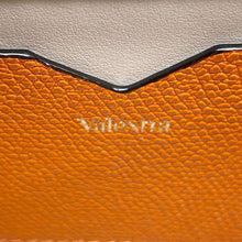 将图像加载到图库查看器中，Valextra Valextra Idide 2WAY Handbag Orange V5E23-028-ARAN-OC Leather Size micro
