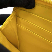 Load image into Gallery viewer, FENDI Monster Round Zip Long Wallet Navy/Yellow 7M0210 Leather
