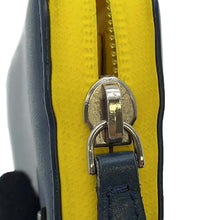 Load image into Gallery viewer, FENDI Monster Round Zip Long Wallet Navy/Yellow 7M0210 Leather
