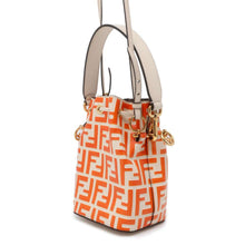 Load image into Gallery viewer, FENDI Montresor 2WAY Shoulder Bag Ivory/Orange 8BS010 Leather Size Mini
