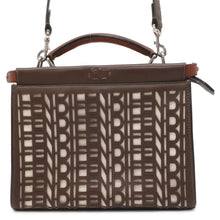 Load image into Gallery viewer, FENDI Peekaboo Fit Brown 7VA422 Leather Size Mini
