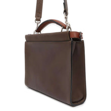 Load image into Gallery viewer, FENDI Peekaboo Fit Brown 7VA422 Leather Size Mini
