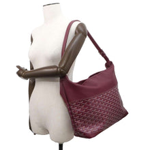 Load image into Gallery viewer, GOYARD GrenadineShoulder Bag Bordeaux PVC Coated Canvas Leather
