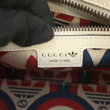 将图像加载到图库查看器中，GUCCI Mini Duffle Bag Adidas collaboration White/Black 702397 Leather
