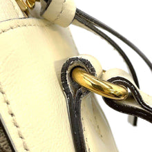 Load image into Gallery viewer, GUCCI GG Supreme Horsebit Shoulder Bag Beige/White645454 PVC Leather Size Small
