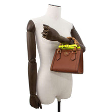 Load image into Gallery viewer, GUCCI Diana 2WAY Tote Bag Brown 655661 Leather Bamboo Size Mini
