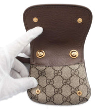 将图像加载到图库查看器中，GUCCI GG Supreme Blondie Shoulder Card Case Beige/Brown 698635 PVC/Leather
