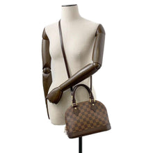 将图像加载到图库查看器中，LOUIS VUITTON Alma Brown N41221 Damier Ebene Canvas Size BB
