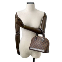 Load image into Gallery viewer, LOUIS VUITTON Alma Brown N41221 Damier Ebene Canvas Size BB
