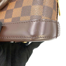 将图像加载到图库查看器中，LOUIS VUITTON Alma Brown N41221 Damier Ebene Canvas Size BB
