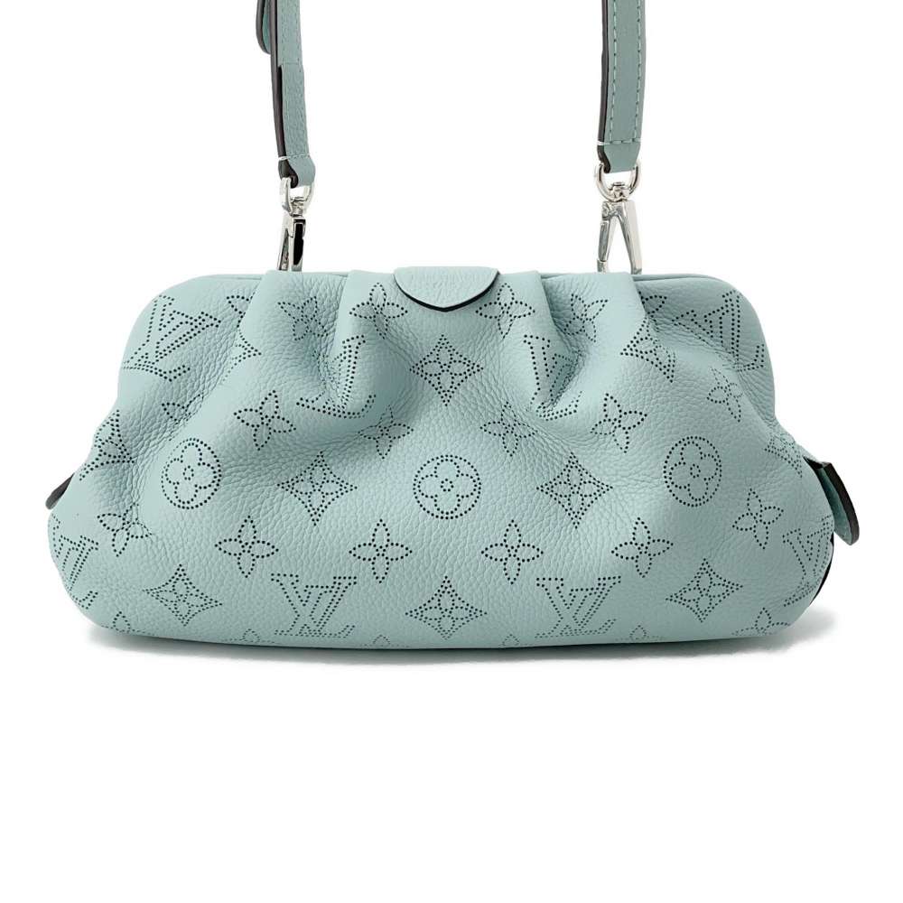 LOUIS VUITTON SCARA Mini Vert LagoonM80094 Monogram Mahina