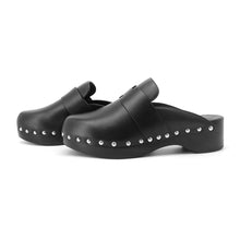 将图像加载到图库查看器中，HERMES Karya Sabo Sandals Black Smooth Calf Leather Size 36
