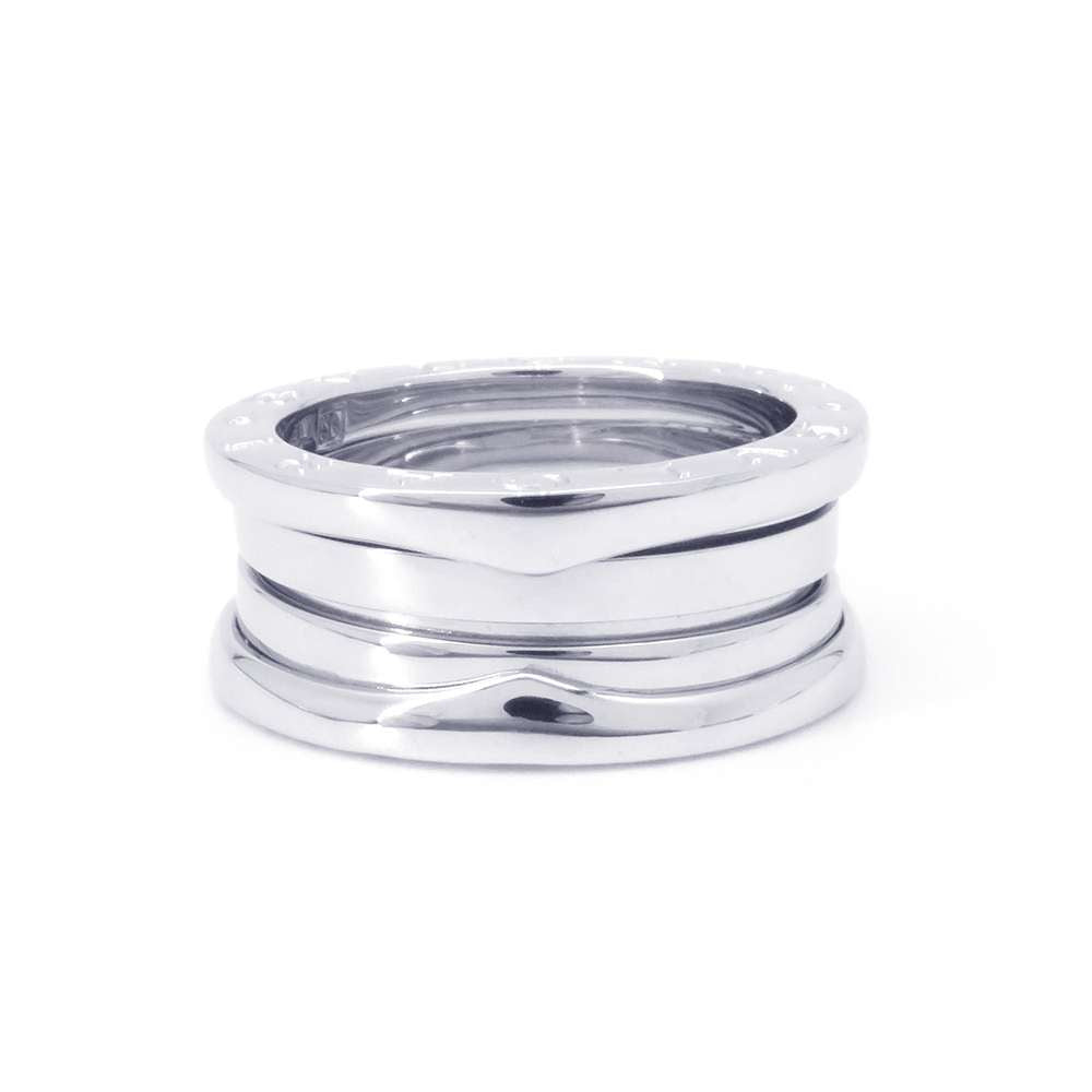 BVLGARI B.Zero1 2-band Ring Size 50 18K White Gold