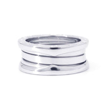 Load image into Gallery viewer, BVLGARI B.Zero1 2-band Ring Size 50 18K White Gold
