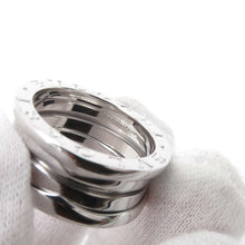 将图像加载到图库查看器中，BVLGARI B.Zero1 2-band Ring Size 50 18K White Gold
