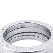 将图像加载到图库查看器中，BVLGARI B.Zero1 2-band Ring Size 50 18K White Gold
